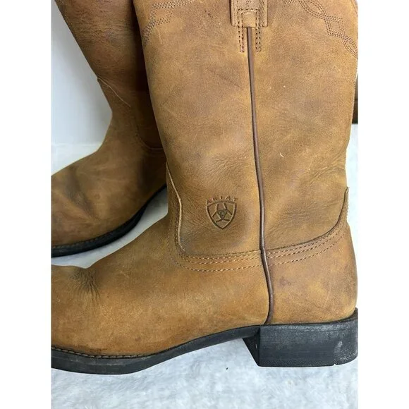 Ariat Men's Size 9.5B Sierra 14527 Western Brown Leather Work Cowboy Boots - Picture 16 of 16